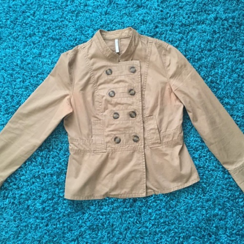 Old Navy Double-Breasted Tan Jacket